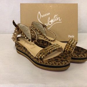 Christian Louboutin Madmonica 60 spike accents espadrilles